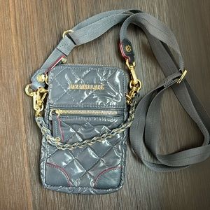 MZ Wallace Micro Crosby - Patent Gray